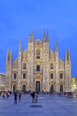 The Cathedral (Basilica Cattedrale Metropolitana della Nativite della Beata Vergine Maria) (Duomo), Milan, Lombardy, Italy, Europe