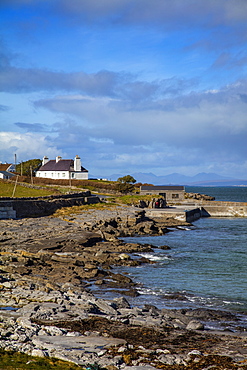 Kilmurvey Village and Beach, Inish More, Aran Islands, Republic of Ireland, Europe