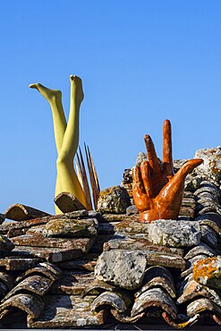 Installation by Mutsuo Hirano, Torre Alfina, Virerbo, Lazio, Italy