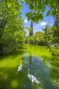 Gardens of Villa Comunale, Teramo, Abruzzo, Italy