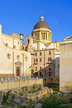 Roman ruins, Marsala, Trapani, Sicily, Italy