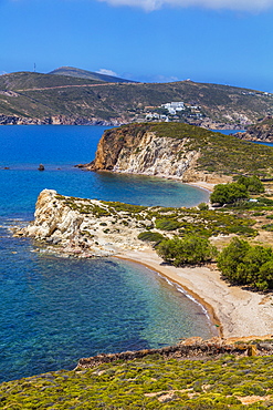 Livadi Liginou Beach, Patmos, Dodecanese, Greek Islands, Greece, Europe