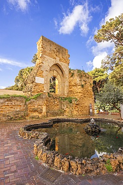 Norman Arch and Mokarta Square, Mazara del Vallo, Trapani, Sicily, Italy