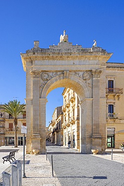 Royal Gate, Noto, Siracusa, Sicily, Italy