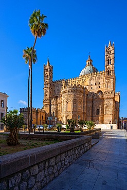 Primatial Metropolitan Cathedral Basilica of the Holy Virgin Mary of the Assumption, Cathedral of Palermo, Palermo, Sicily, Italy