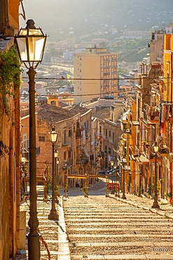 Monumental Staircase of Via Roma, Termini Imerese, Palermo, Sicily, Italy