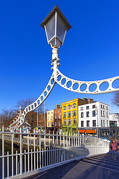 The Liffey Bridge (Ha'Penny Bridge), Dublin, Republic of Ireland, Europe