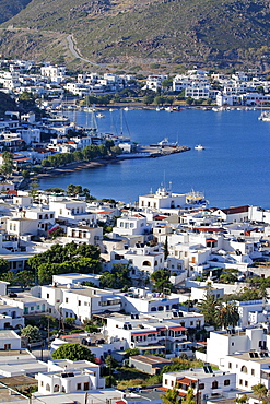 Skala, Isle of Patmos, Dodecanese, Greek Islands Greece, Europe