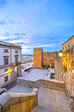 Mlaza Mayor, Main square, Caceres Extremadura, Spain