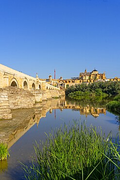 Roman bridge, Guadalquivir river, Cordoba, Andalusia, Spain