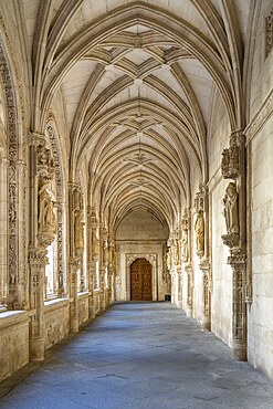 Cloister of the church San Juan de los Reyes, Toledo, Castile-La Mancha, Spain