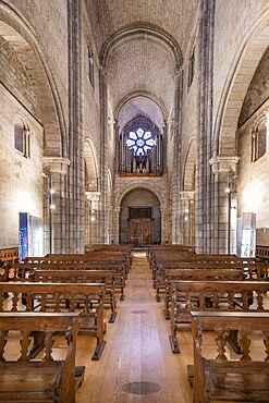 Gothic Cloisters of the Porto Cathedral or Se do Porto, Roman Catholic Cathederal,, Porto, Oporto, Portugal