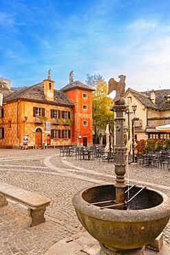 City Hall, piazza risorgimento, Santa Maria Maggiore, Valle Vigezzo, VAl d'Ossola, Verbania, Piedmont, Italy