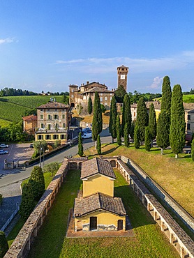 Campo San Rocco, ancient Napoleonic cemetery, Levizzano, Castelvetro di Modena, Modena, Emilia-Romagna, Italy