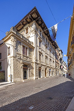 Formerly Palazzo Muzii, now Palazzo Castelli, Teramo, Abruzzo, Italy