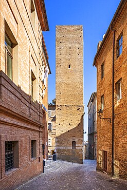 Matteucci tower, Fermo, Ascoli Piceno, Marche, Italy