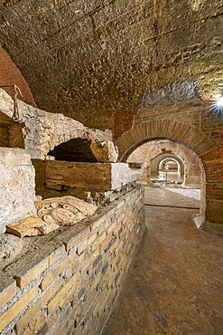 Roman cisterns, Fermo, Ascoli Piceno, Marche, Italy