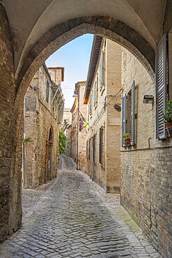 Via Leopardi, Fermo, Ascoli Piceno, Marche, Italy