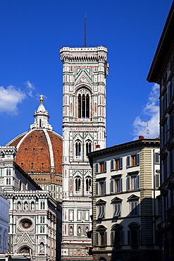 The Cathedral (Duomo) (Cattedrale Metropolitana di Santa Maria del Fiore), Florence, UNESCO World Heritage Site, Tuscany, Italy, Europe