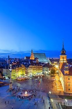 Castle Square, UNESCO World Heritage Site, Warsaw, Poland, Europe