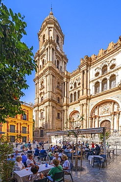 Episcopal Palace, Bishop's Palace, Plaza del Obispo, Bishop's Square, Cathedral of MAlaga, Malaga, Andalusia, Spain