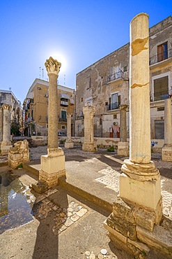 ruins of the church of Santa Maria del Buon Consiglio, Piazza del Buon Consiglio, Bari, Apulia, Italy