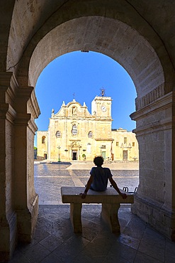 Mother Church of San Giorgio, Melpignano, Lecce, Salento, Apulia, Italy