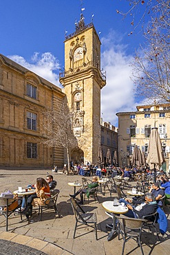 clock tower, Aix-en-Provence, Provence-Alpes-Côte d'Azur, France