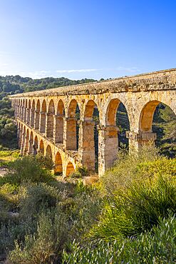 Ferreres Aqueduct, Tarragona, Catalonia, Spain