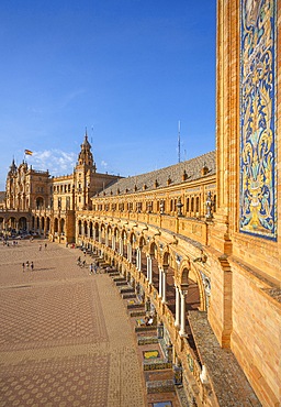 Plaza de España, Seville, Andalusia, Spain