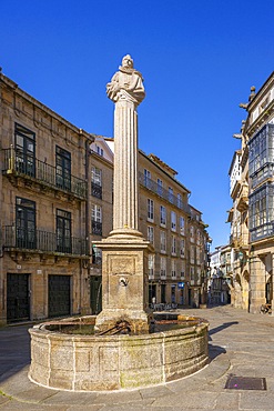 Cervantes square, Santiago de Compostela, Galicia, Spain