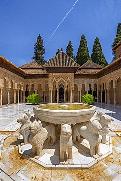 Nasrid Palaces, World Heritage Site, UNESCO, Alhambra, Granada, Andalusia, Spain, Islamic architecture, Mudejar architecture