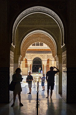 Nasrid Palaces, World Heritage Site, UNESCO, Alhambra, Granada, Andalusia, Spain, Islamic architecture, Mudejar architecture