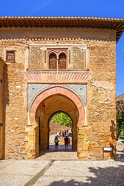 Puerta del Vino, Alhambra, Granada, Andalusia, Spain, Islamic architecture, Mudejar architecture