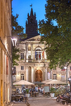 Place de L'Horloge, Avignon, Provence-Alpes-Côte d'Azur, Grand Avignon, Rhone Valley, France, UNESCO