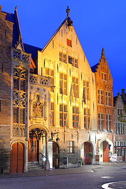 Van Eyck Square, Bruges, Flemish Region, West Flanders, Belgium, Europe