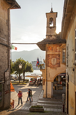 Piazza Motta, Orta San Giulio, Piemonte (Piedmont), Italy, Europe