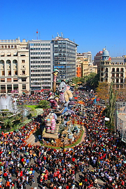 The Falles (Las Fallas) Festival, UNESCO Intangible Cultural Heritage, Valencia, Valencian Community, Spain, Europe