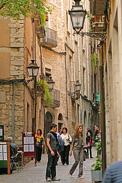 Jewish Quarter, Gerona, Catalonia, Spain, Europe