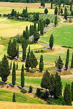 Monticchiello, Val d'Orcia, UNESCO World Heritage Site, Tuscany, Italy, Europe