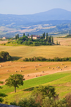 Montalcino, Val d'Orcia, UNESCO World Heritage Site, Tuscany, Italy, Europe