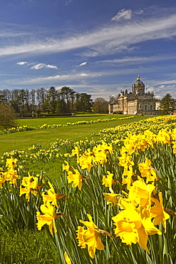 Springtime at Castle Howard, North Yorkshire, England, United Kingdom, Europe