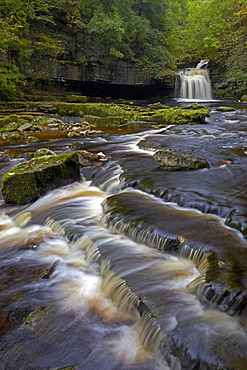 Cauldron Falls, West Burton, North Yorkshire, England, United Kingdom, Europe