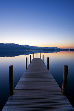 Ashness Jetty , Derwentwater, Lake District National Park, UNESCO World Heritage Site, Cumbria