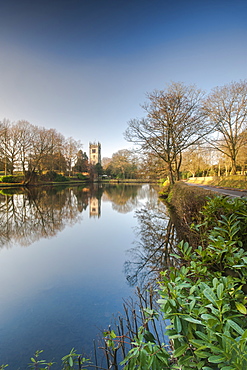 Spring at Gawsworth Parish Church, Gawsworth, Cheshire, England, United Kingdom, Europe