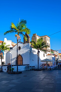 The Facade of Corpo Santo Chapel located in Old Town, Funchal, Madeira, Portugal, Atlantic, Europe