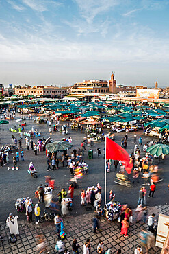 Jemaa el-Fna Square, UNESCO World Heritage Site, Marrakech, Morocco, North Africa, Africa