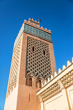 The Kasbah Mosque, Marrakech, Morocco, North Africa, Africa