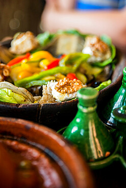 Salad, Zeitoun Cafe, Marrakech, Morocco, North Africa, Africa