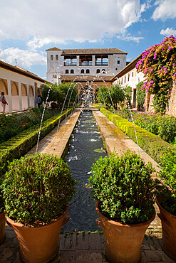 Generalife, Alhambra, UNESCO World Heritage Site, Granada, Andalucia, Spain, Europe